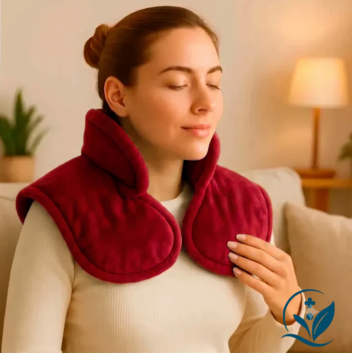 Manta Cervical com Aquecimento – Relaxamento para Pescoço e Ombros