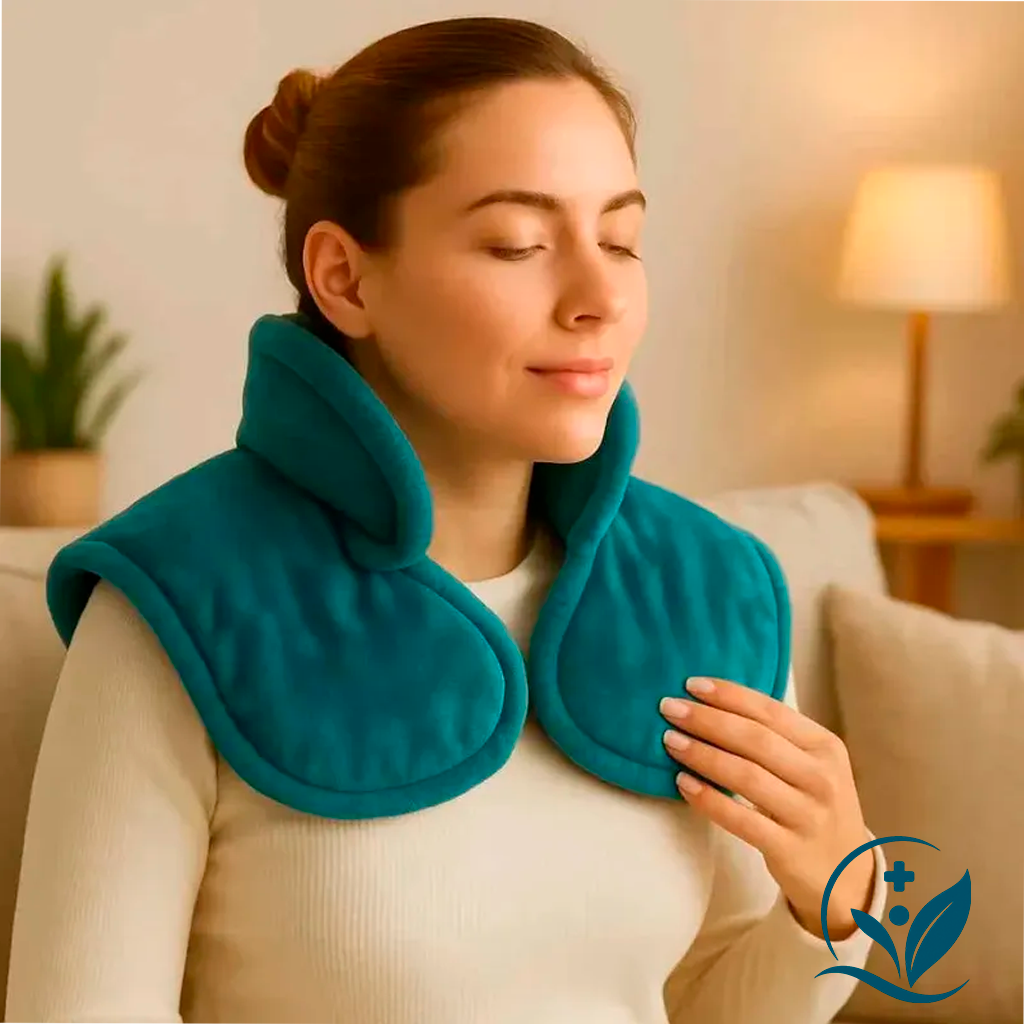 Manta Cervical com Aquecimento – Relaxamento para Pescoço e Ombros
