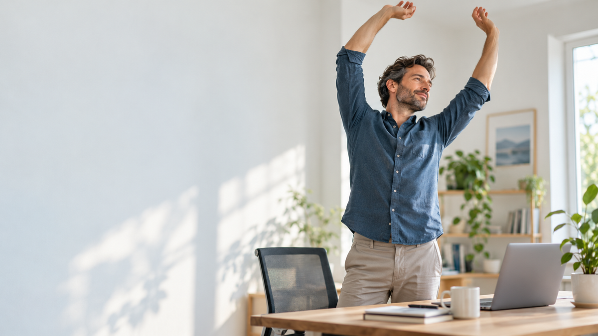 Uma pausa também faz parte do trabalho
