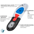 Palmilha Ortopédica Anatômica e Confortável
