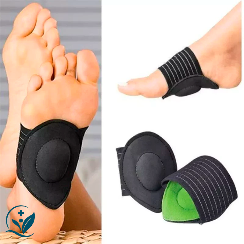 Palmilha Ortopédica Corretora – Alívio para Fascite Plantar com Efeito Massageador