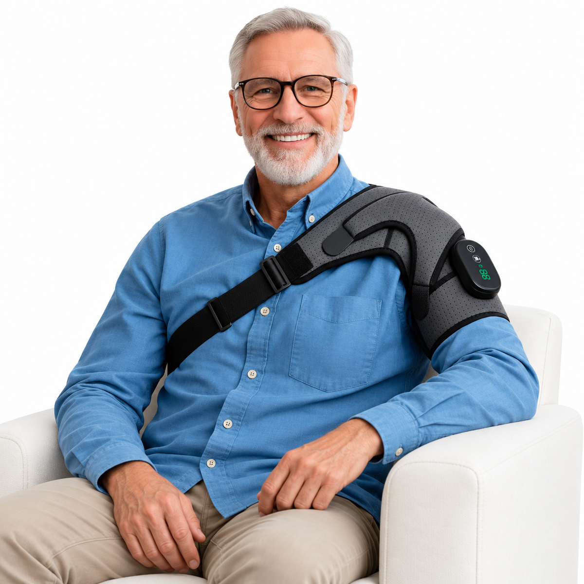 Massageador de Ombro com Aquecimento