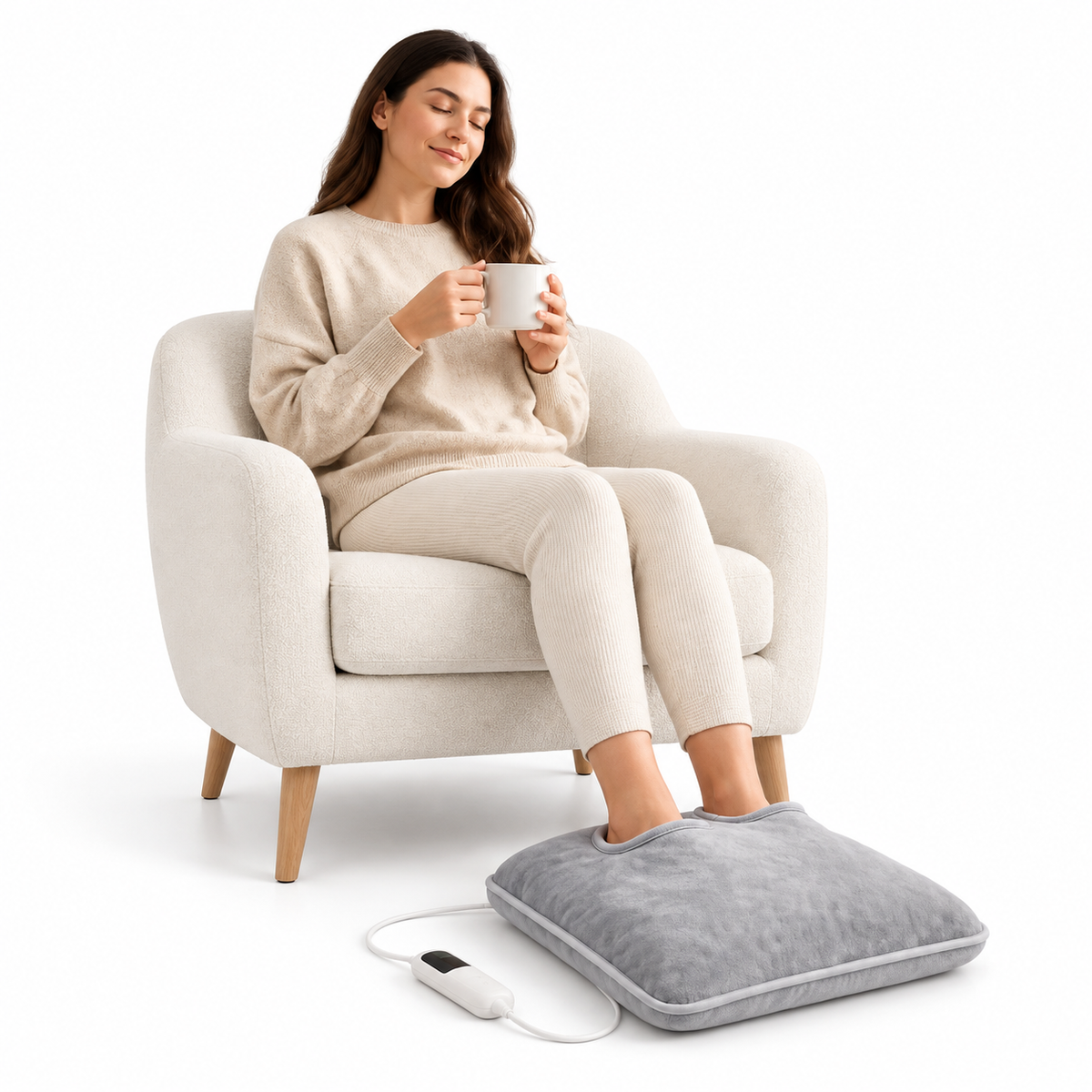 Aquecedor de Pés Elétrico — Calor Instantâneo e Conforto nos Dias Frios