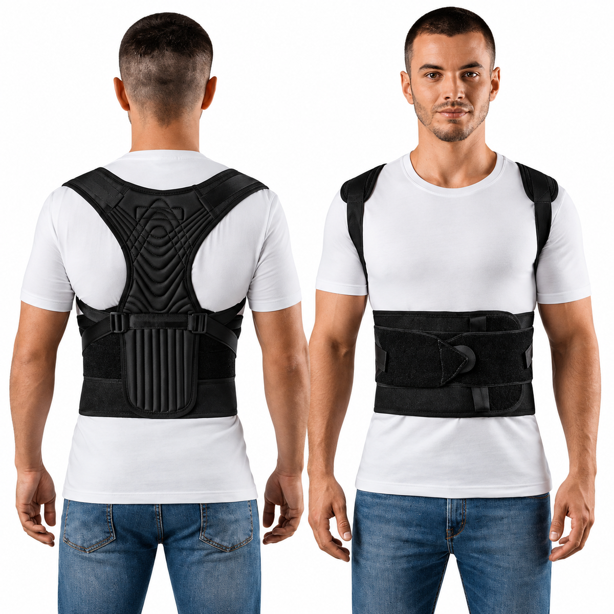 Corretor Postural Hidrolight Support — Suporte Lombar e Dorsal