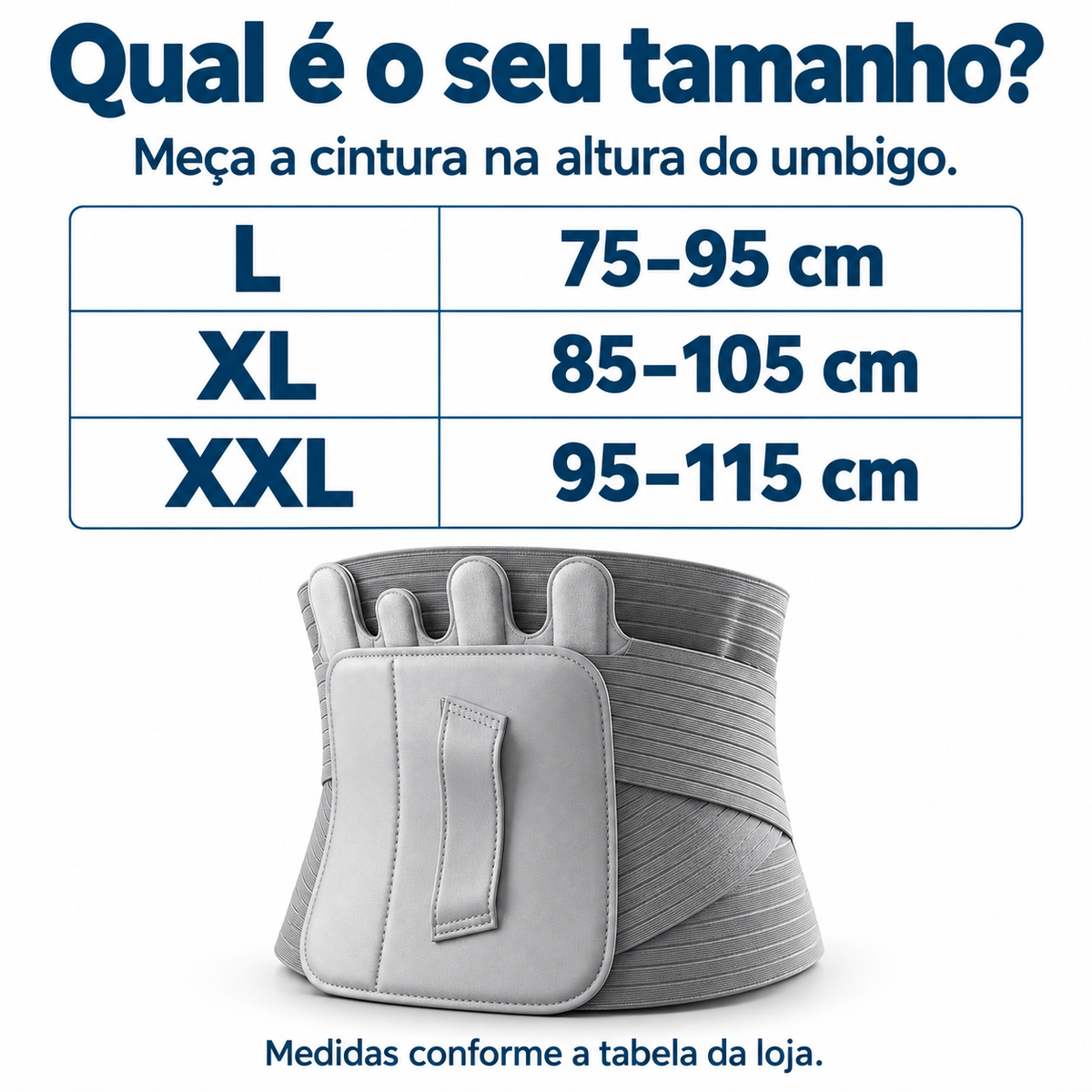 Cinta Ortopédica Premium – Suporte Lombar