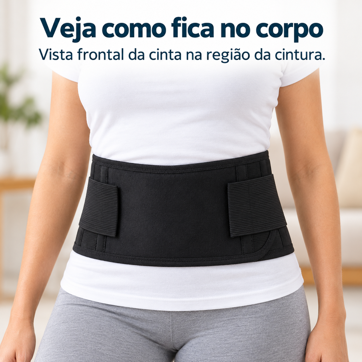 Cinta Lombar Terapêutica com 20 Ímãs
