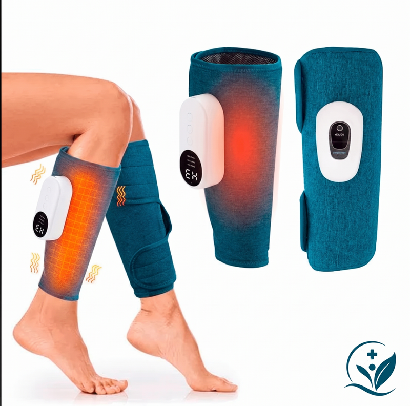 Massageador de Pernas e Panturrilhas com Aquecimento