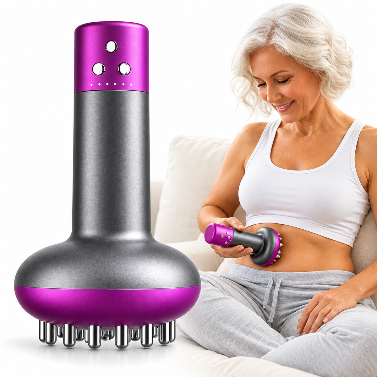 Massageador Serene – Reduza Inchaço e Ative a Circulação