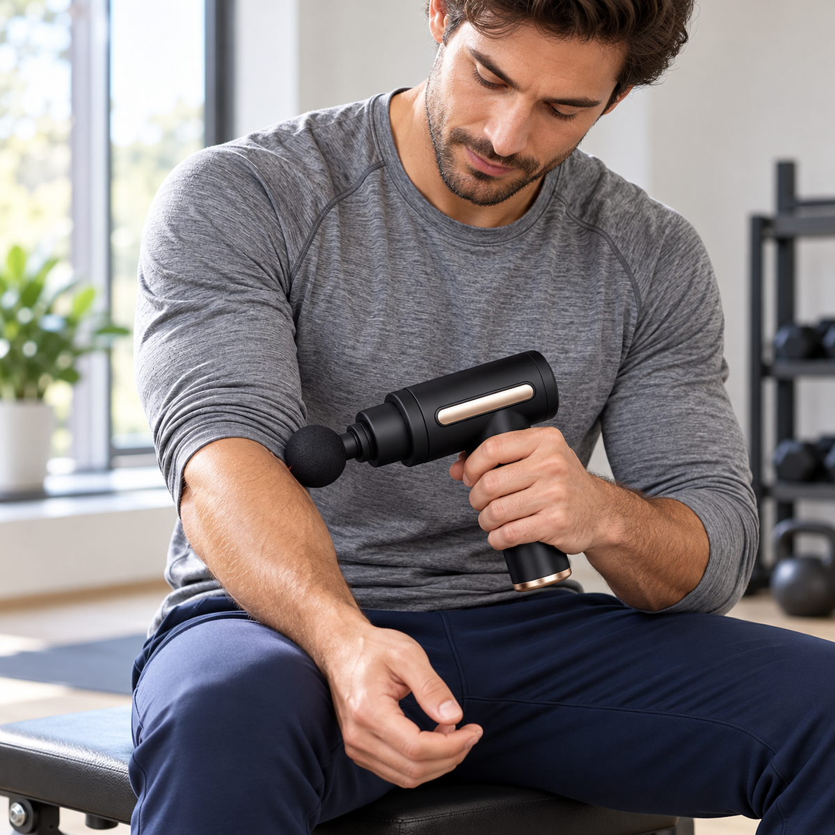 Pistola Massageadora Muscular de Alta Potência BodyRelax