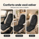 Almofada de Massagem Portátil Com Aquecimento — Relaxamento Profundo em Qualquer Lugar