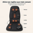 Almofada de Massagem Portátil Com Aquecimento — Relaxamento Profundo em Qualquer Lugar