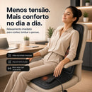 Almofada de Massagem Portátil Com Aquecimento — Relaxamento Profundo em Qualquer Lugar
