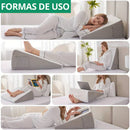Almofada para Costas e Pernas 6 em 1 — Suporte Multifuncional para Conforto Total