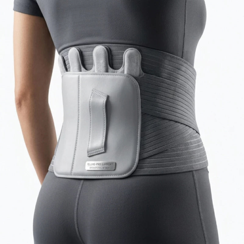 Cinta Ortopédica Premium – Suporte Lombar com Hastes de Aço e Tecnologia Air-Flow