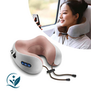 Travesseiro de Pescoço de Espuma Massageadora Com Usb Recarregável