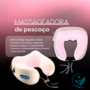 Travesseiro de Pescoço de Espuma Massageadora Com Usb Recarregável