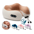 Travesseiro de Pescoço de Espuma Massageadora Com Usb Recarregável