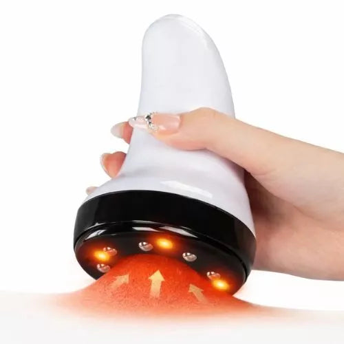 Ventosa Elétrica Inteligente – Massageador 3 em 1 com Sucção Ajustável e Calor Infravermelho