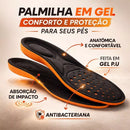 Palmilha de Gel Ortopédica Anatômica – Alívio para Pés Cansados em Longas Jornadas de Trabalho